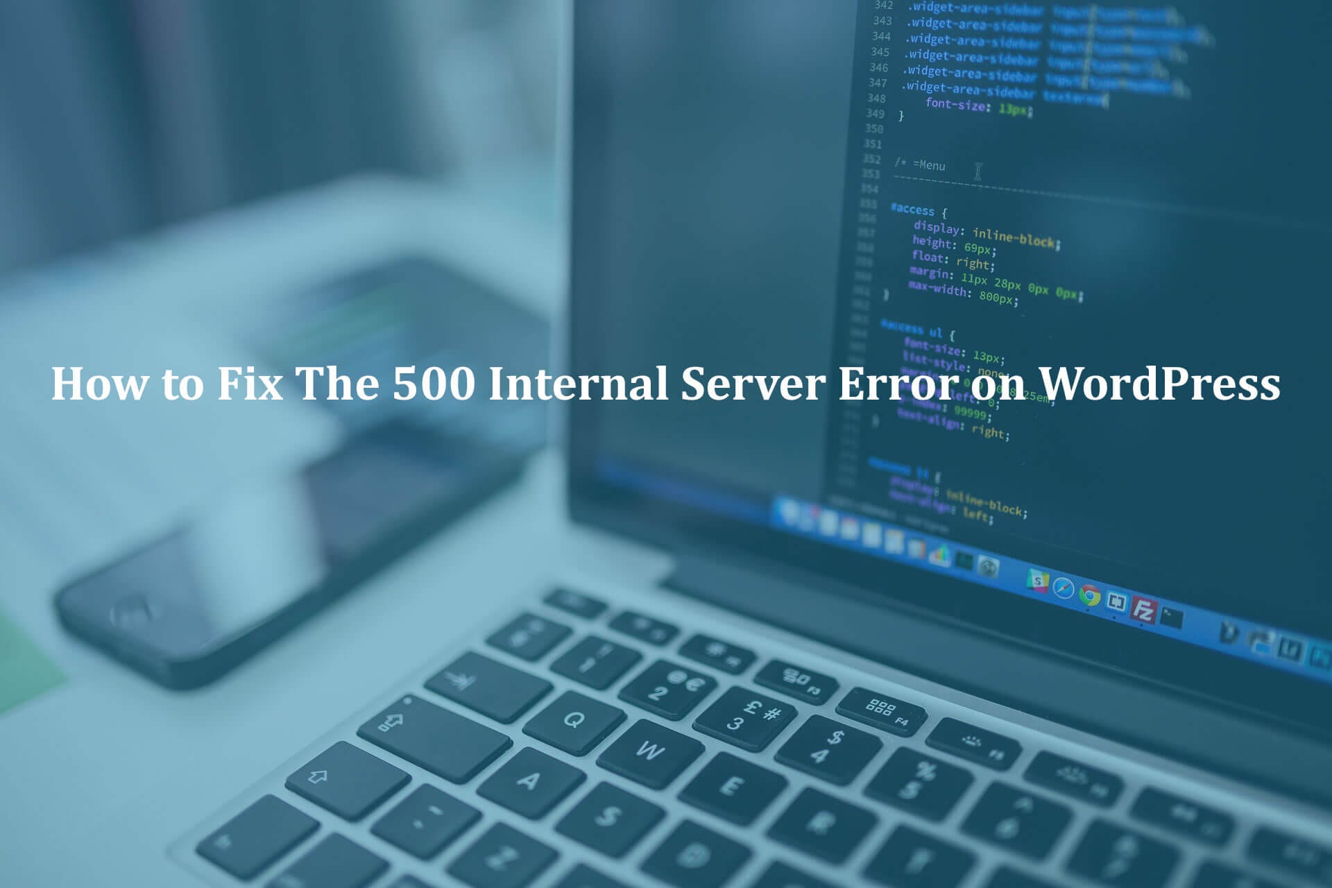 How to Fix the 500 internal server Error on WordPress