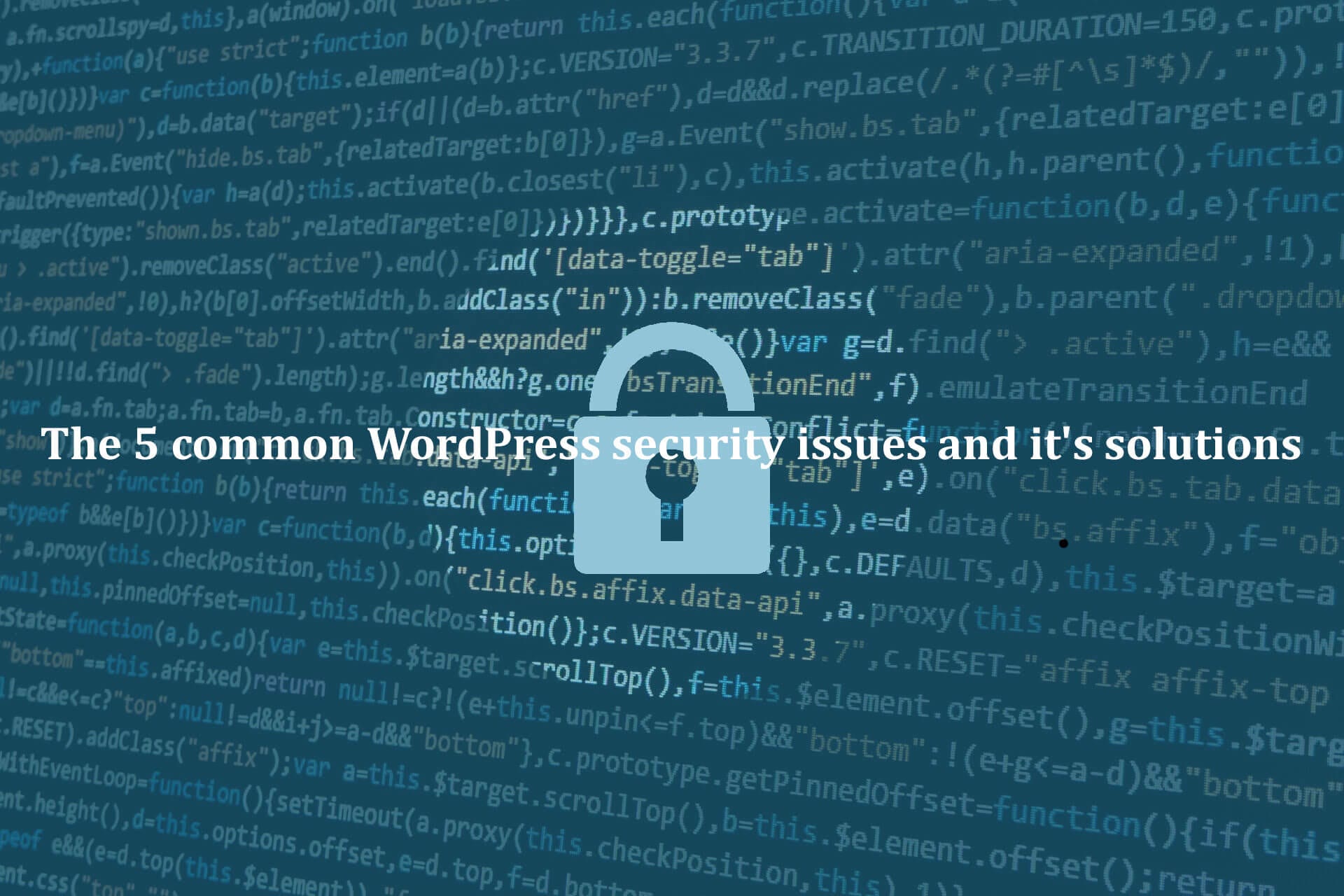 WordPress-security-issues-and-it's-solutions