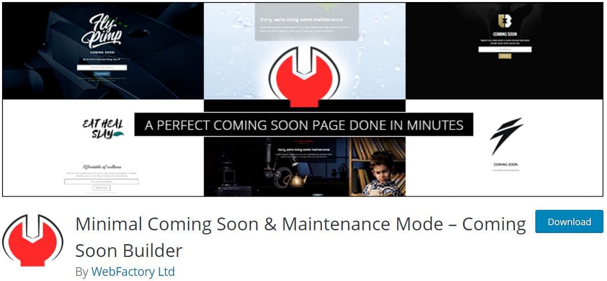 Minimal Coming Soon & Maintenance Mode